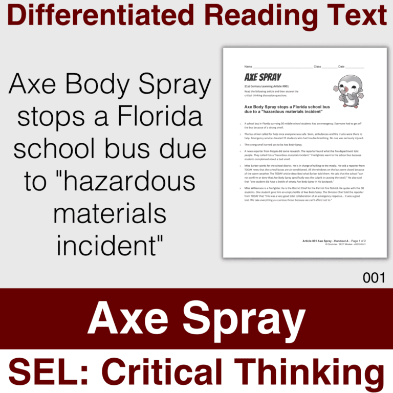 Axe Body Spray stops a Florida school bus due to a “hazardous materials incident”